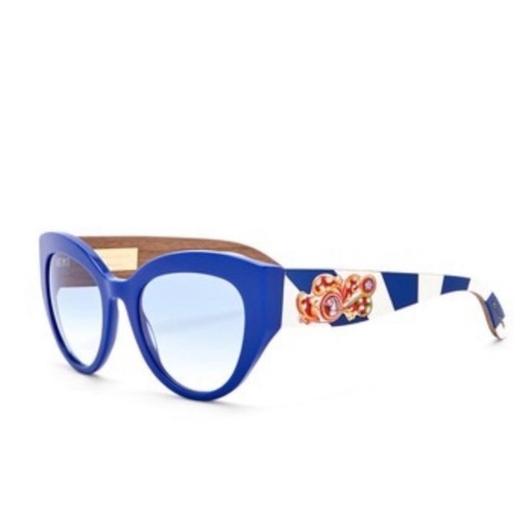 NWT-Dolce  & Gabbana 52mm Cat Eye Sunglasses - Picture 3 of 3